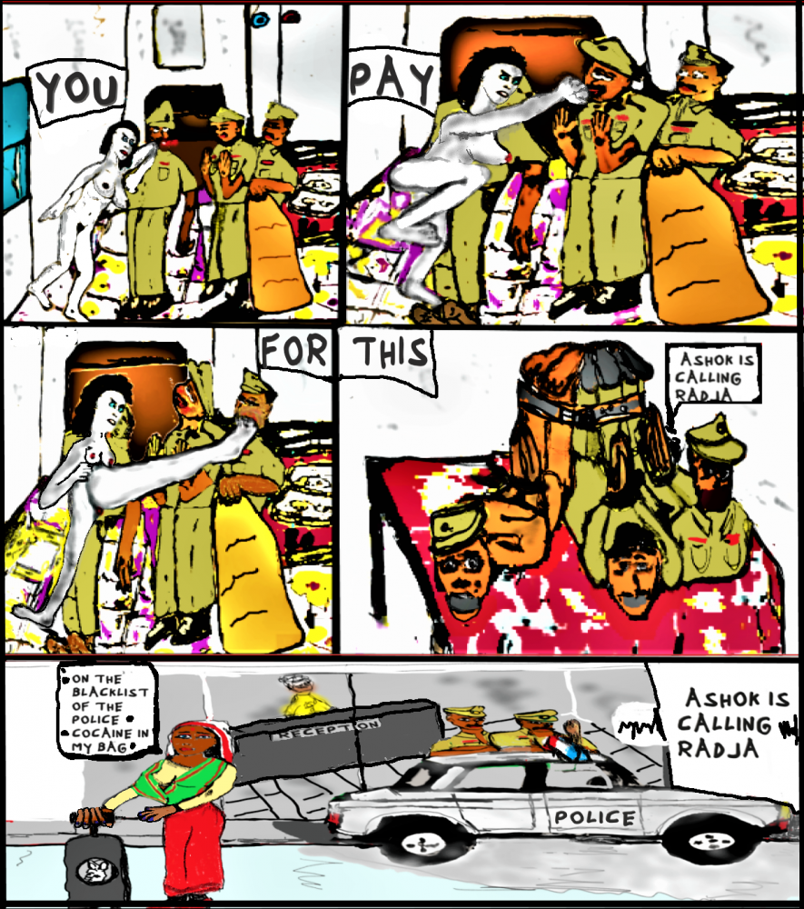 Comic: Mary in india  - in trouble 5