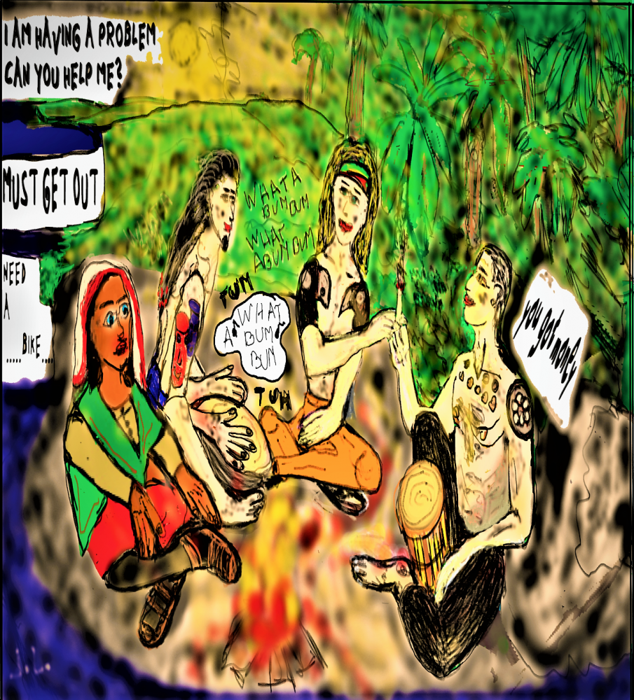 Comic: Mary in india  - in trouble 7