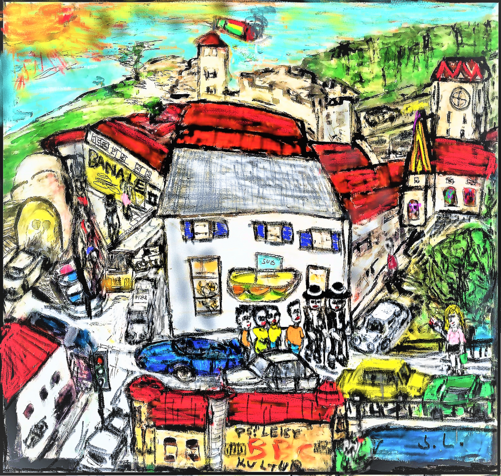 Illustration: carpenter on hiking 1