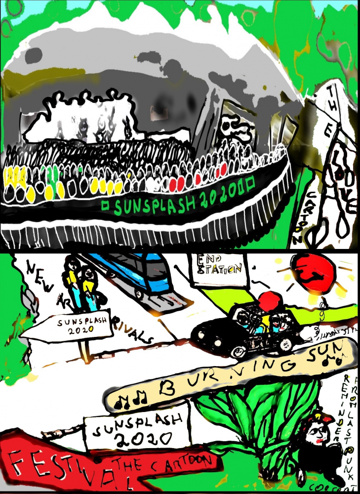 Comic: Sunsplash 2020 AND THE VILLAIN THE Cartoon 1