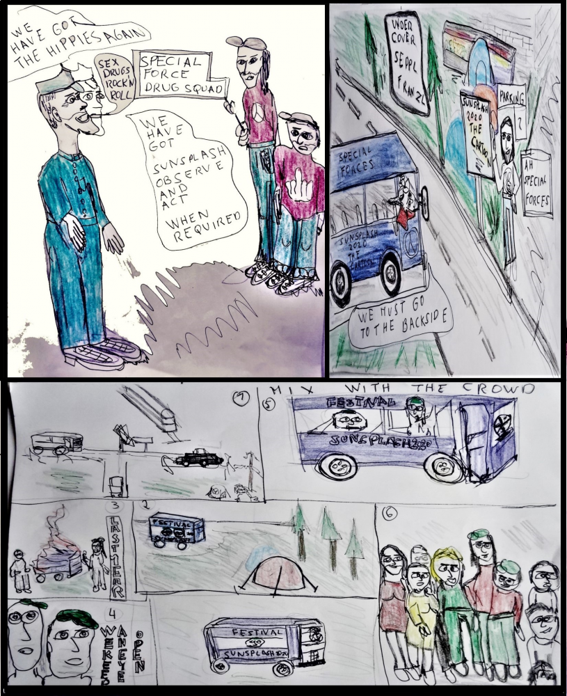 Comic: Sunsplash 2020 AND THE VILLAIN THE Cartoon 2