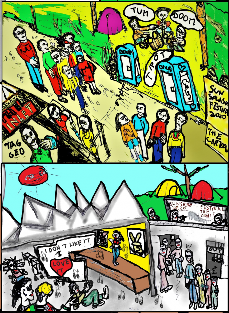 Comic: Sunsplash 2020 AND THE VILLAIN THE Cartoon 4