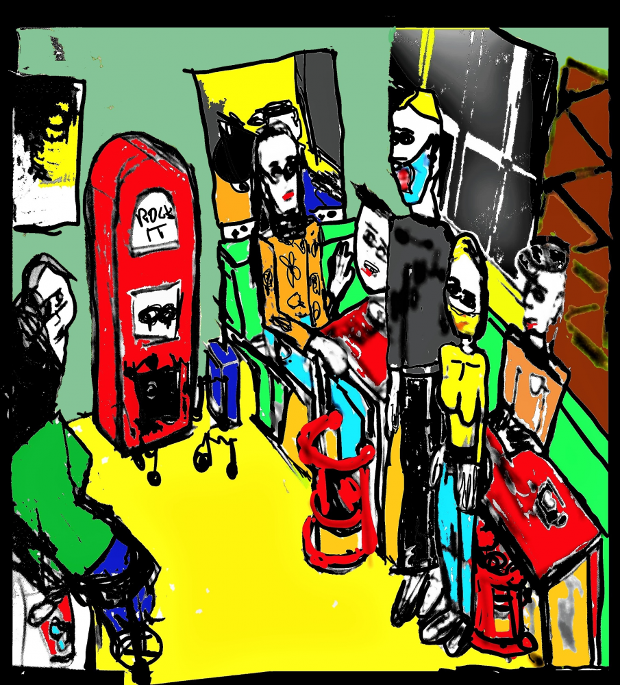 Comic: local pub the fight over the mask 2
