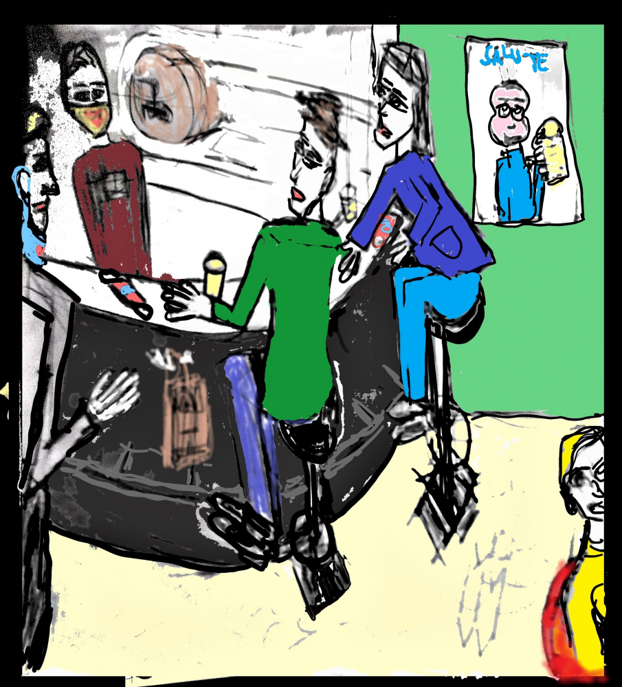 Comic: local pub the fight over the mask 3