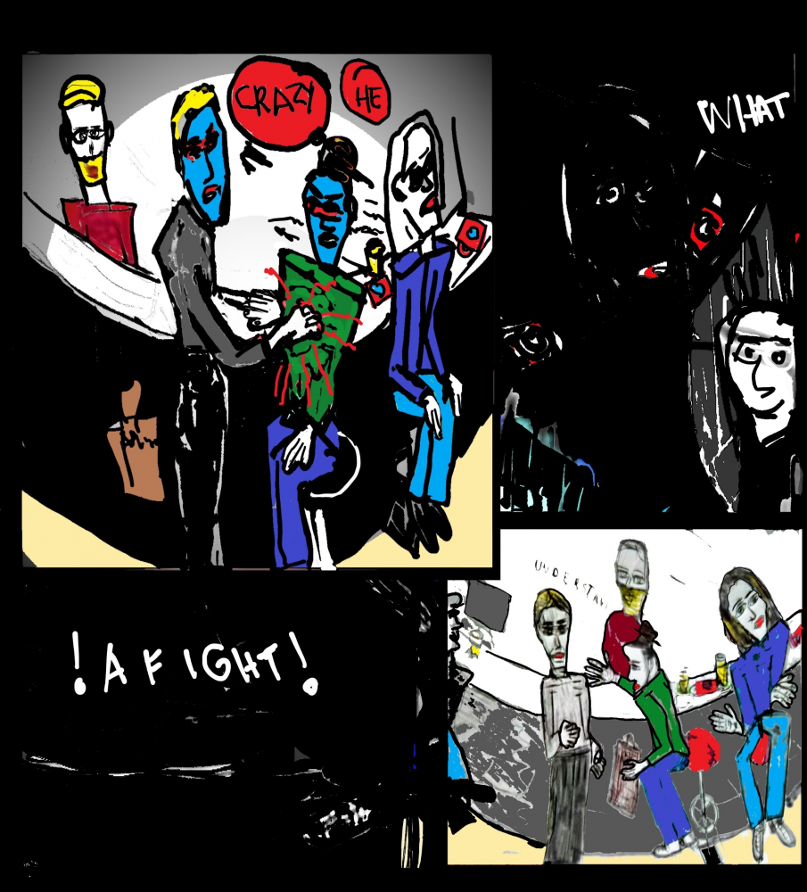 Comic: local pub the fight over the mask 11