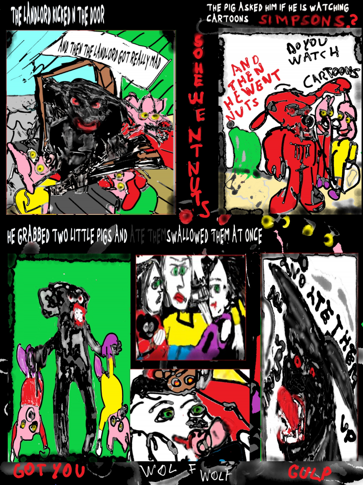 Comic: The three little pigs 6