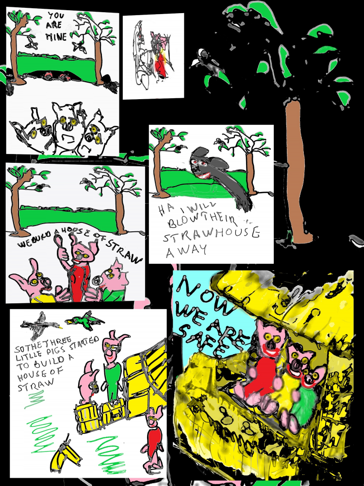 Comic: The three little pigs 11