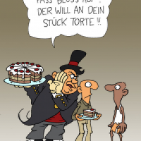 Tortenverteilung