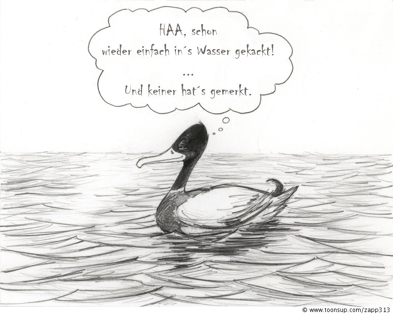 Cartoon: Die Freuden einer Ente 1