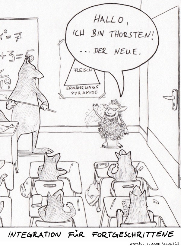 Cartoon: Integration 1
