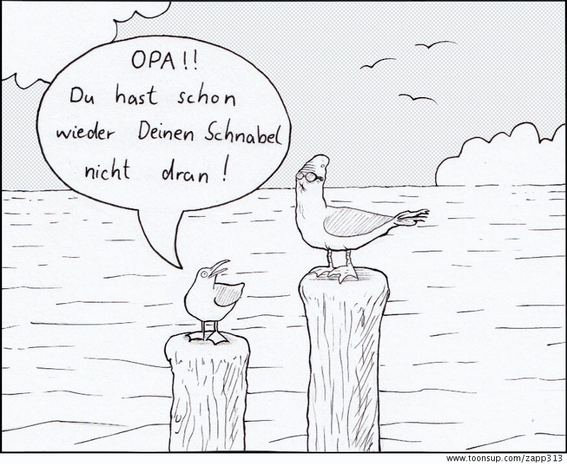 Cartoon: Der dritte Schnabel 1