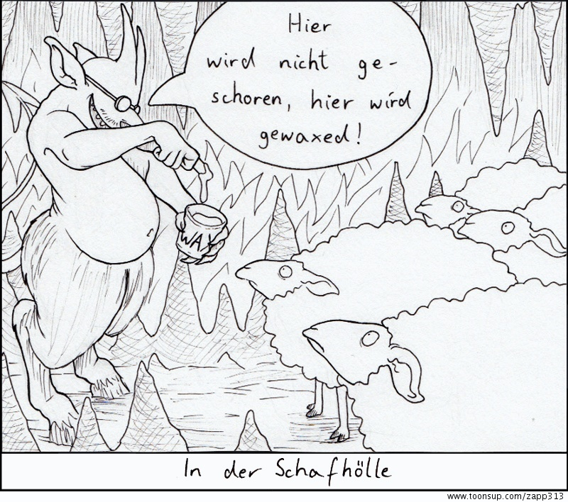 Cartoon: Aua 1