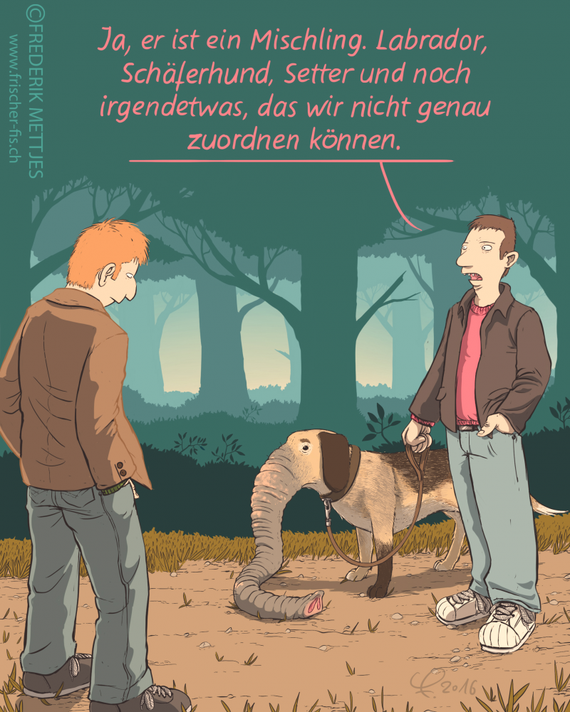 Cartoon: Mischling 1