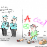 kinder polizei vandalen sprayer