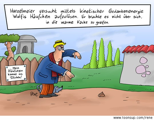 Cartoon: Wulfies Häufchen 1