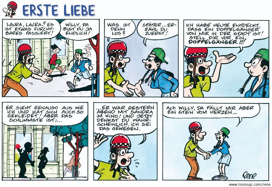 Comic: Erste Liebe - erster Seitensprung 1