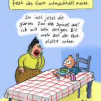 Spinat essen