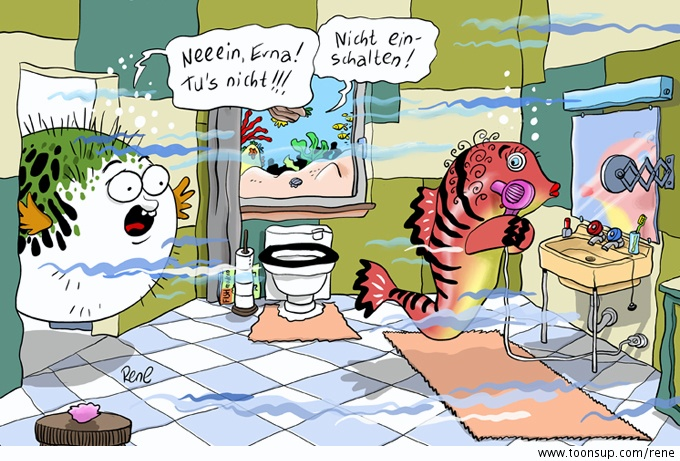 Cartoon: Nicht einschalten! 1