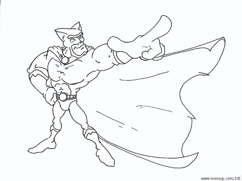 Concept Art / Character Design: Captain Cape 2