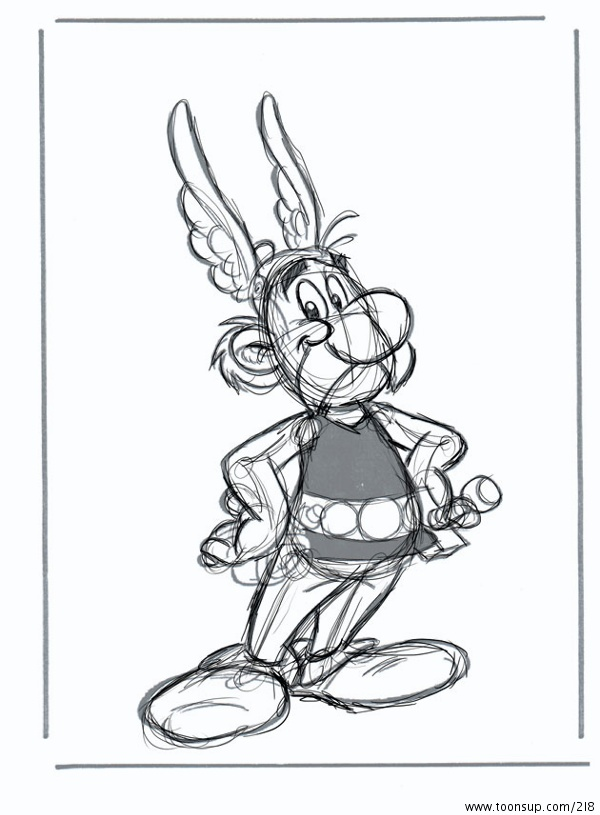 Concept Art / Character Design: Character Rohbaustudie 4