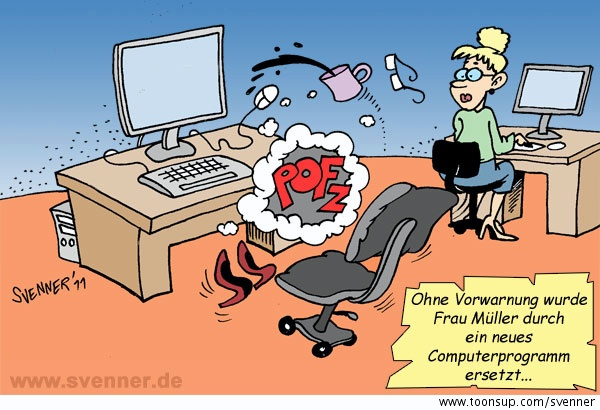 Cartoon: Eiskalt ersetzt 1