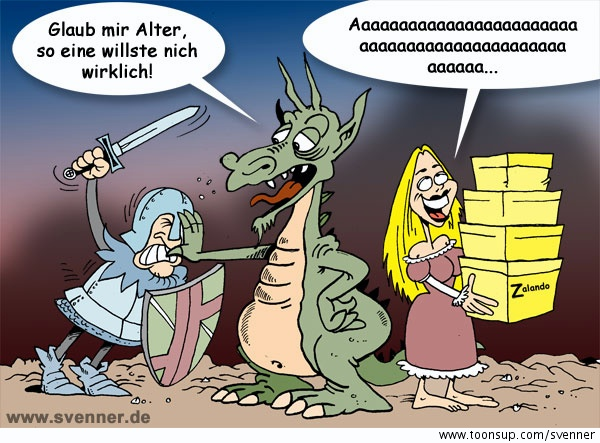 Cartoon: Zalando Maid 1