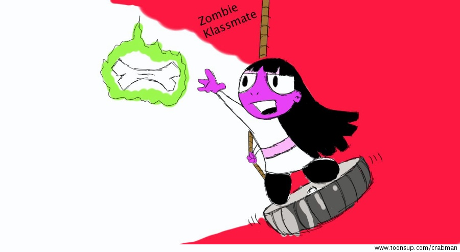 Concept Art / Character Design: Zombie Klassmate 1