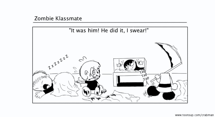 Comic: zombie Klassmate 1