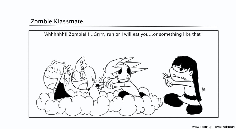 Comic: zombie Klassmate 1