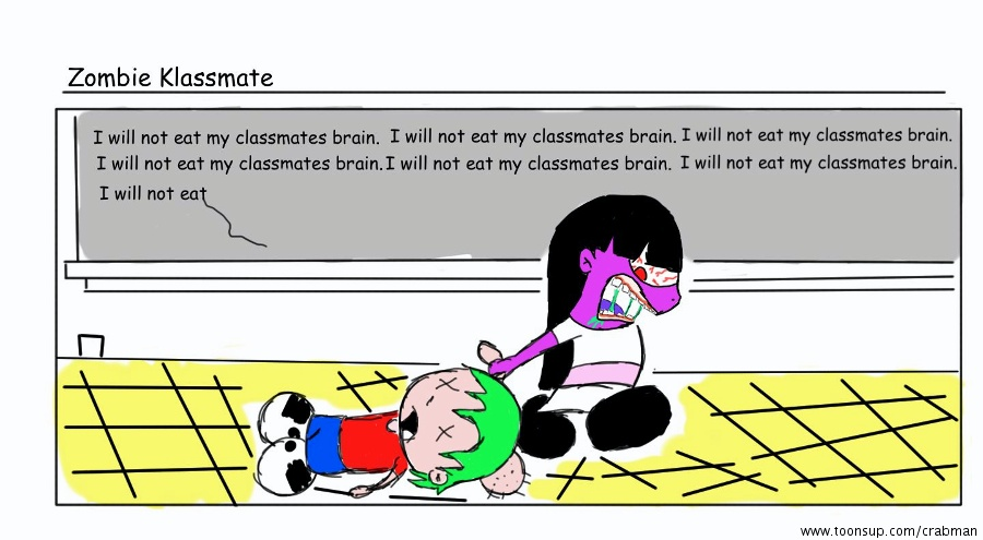 Comic: zombie Klassmate 1