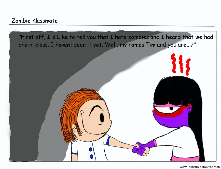 Cartoon: zombie klassmate 1