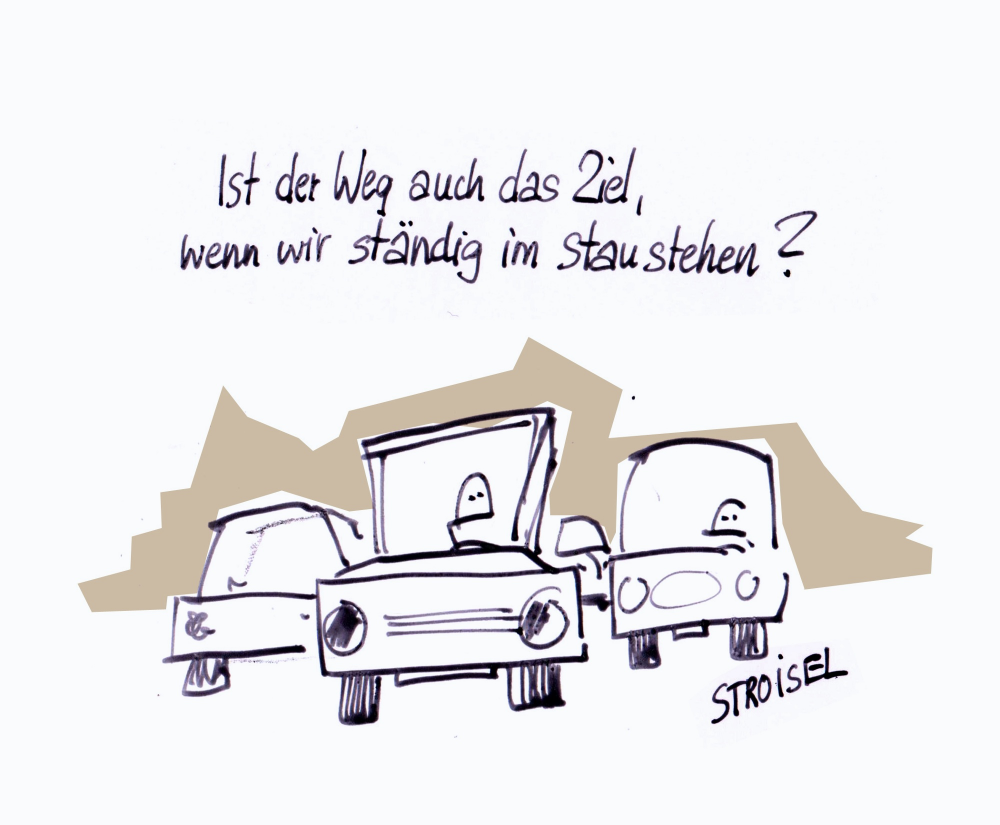 Cartoon: Stau 1