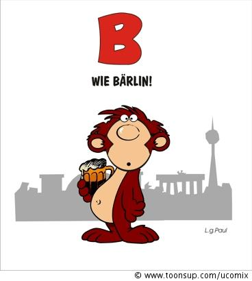 Cartoon: B wie Berlin 1