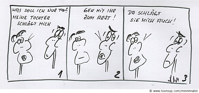 Comic: Schläge 1