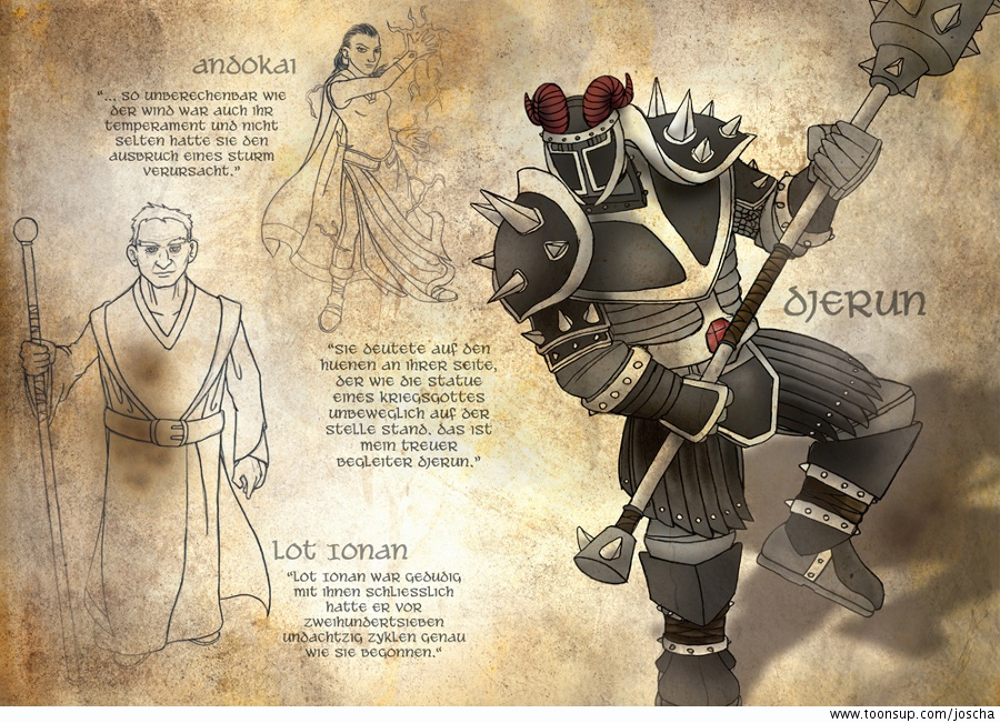 Concept Art / Character Design: Djerun 1