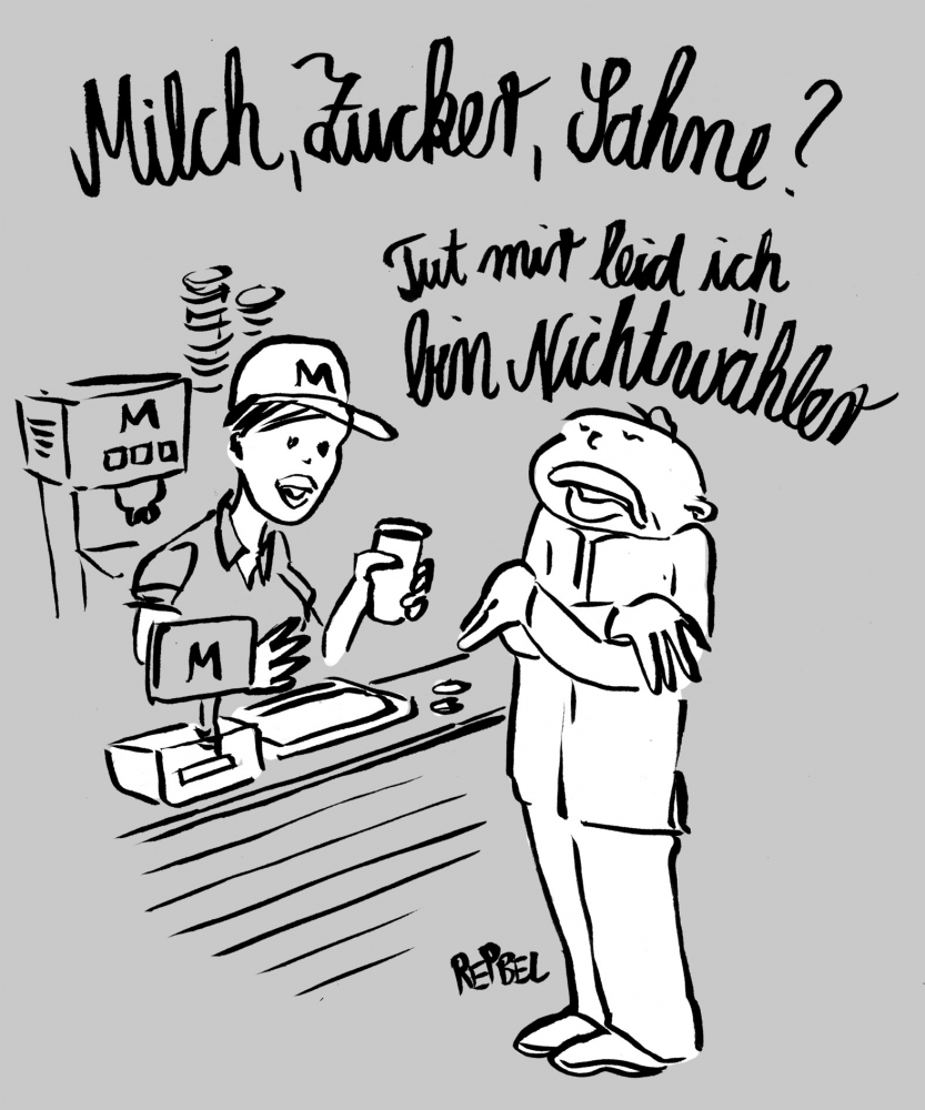 Cartoon: Wahlschlappe 1