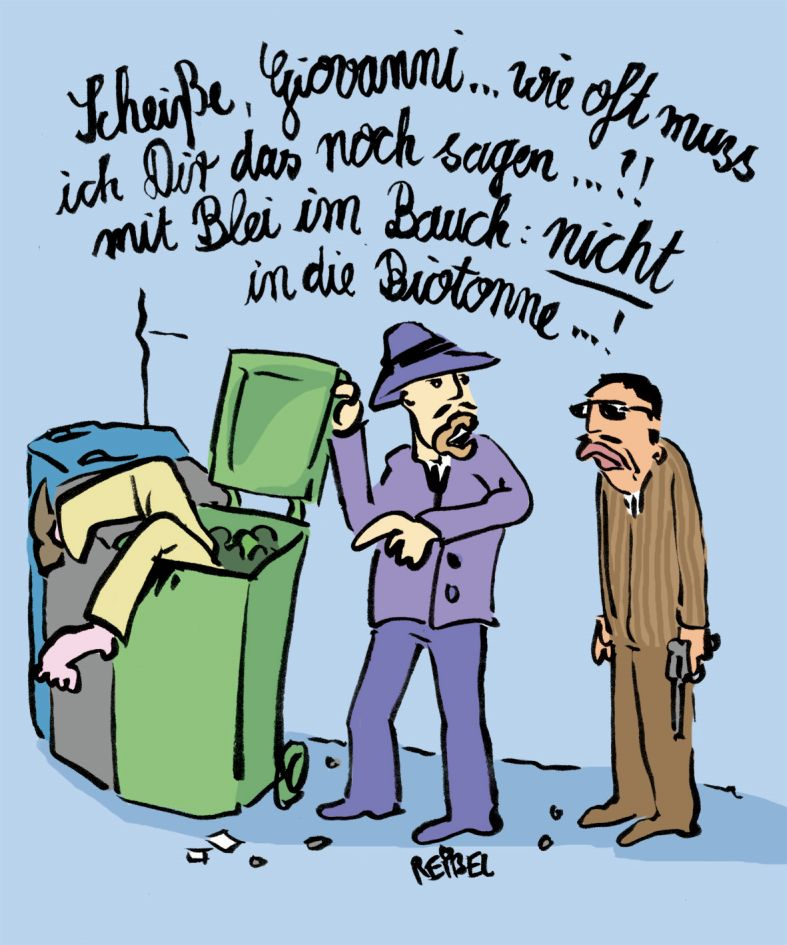 Cartoon: Ordnungsliebe 1