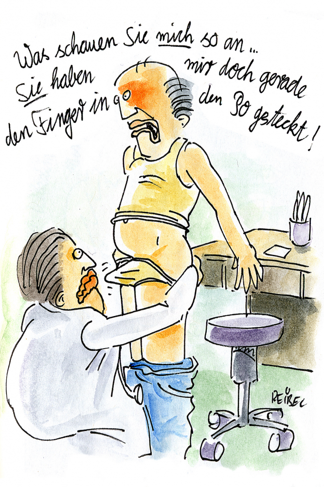 Cartoon: Arztbesuch 1