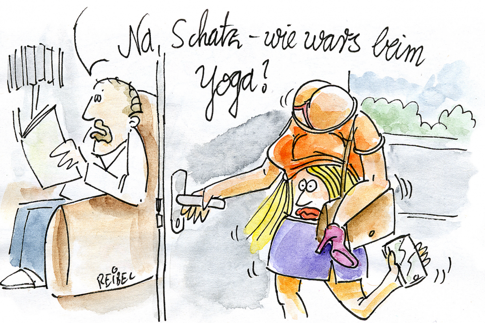 Cartoon: Übung macht dem Meister 1