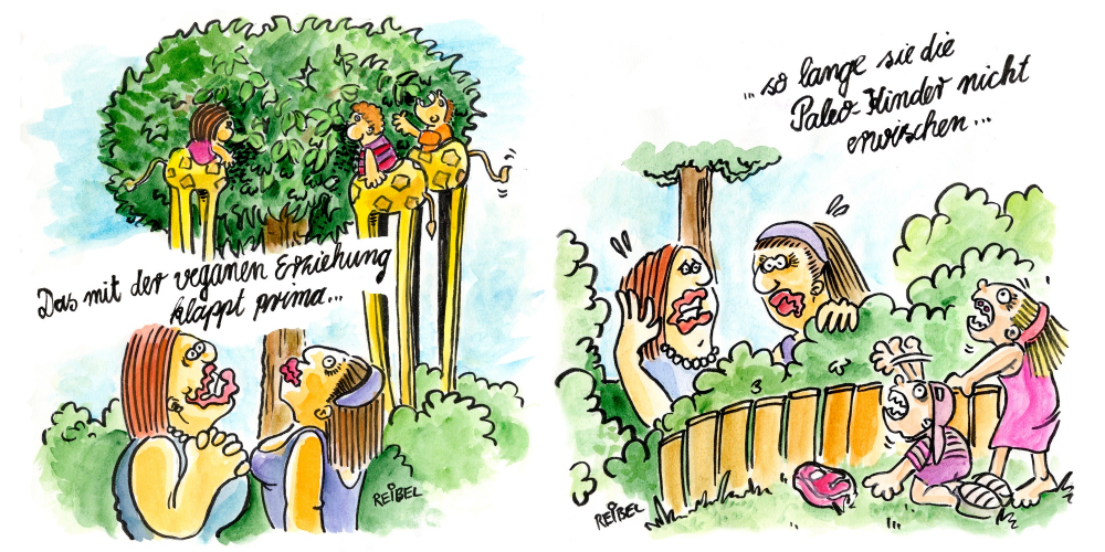 Cartoon: Veganes Risiko 1