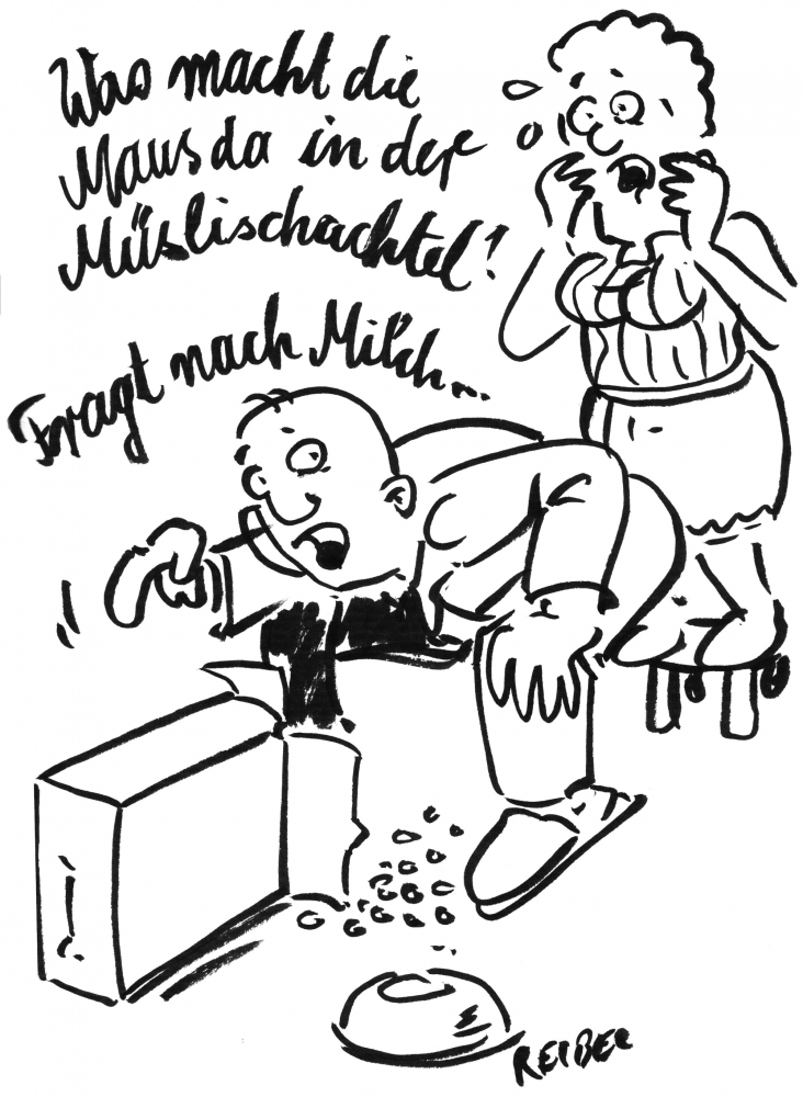 Cartoon: Maus im Haus 1
