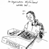 Pizza mit allem