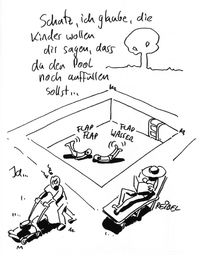 Cartoon: Urlaubszeit 1