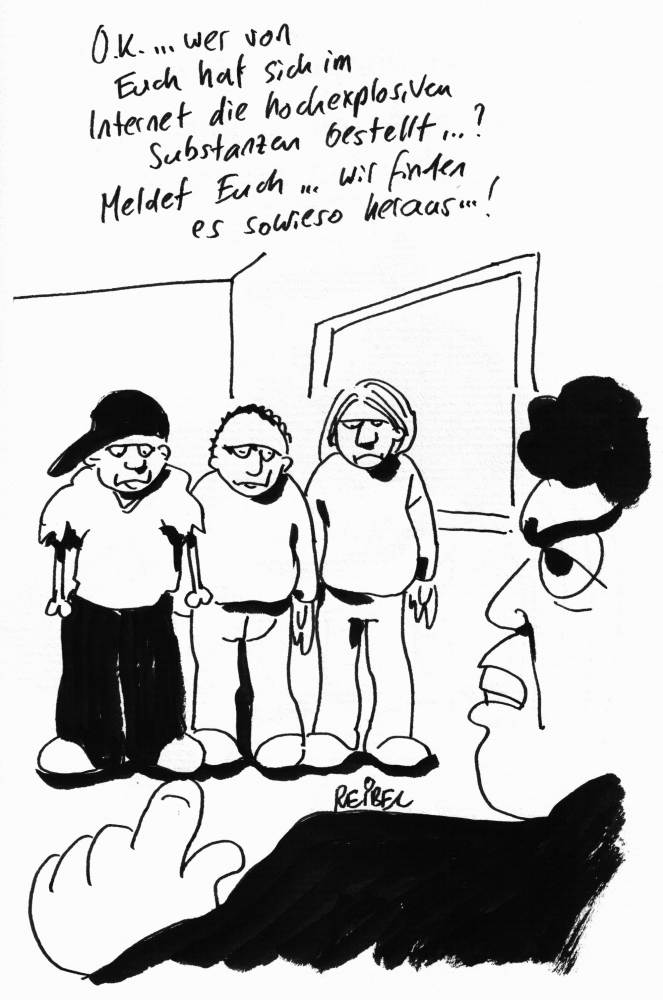 Cartoon: Verdachtsmomente 1