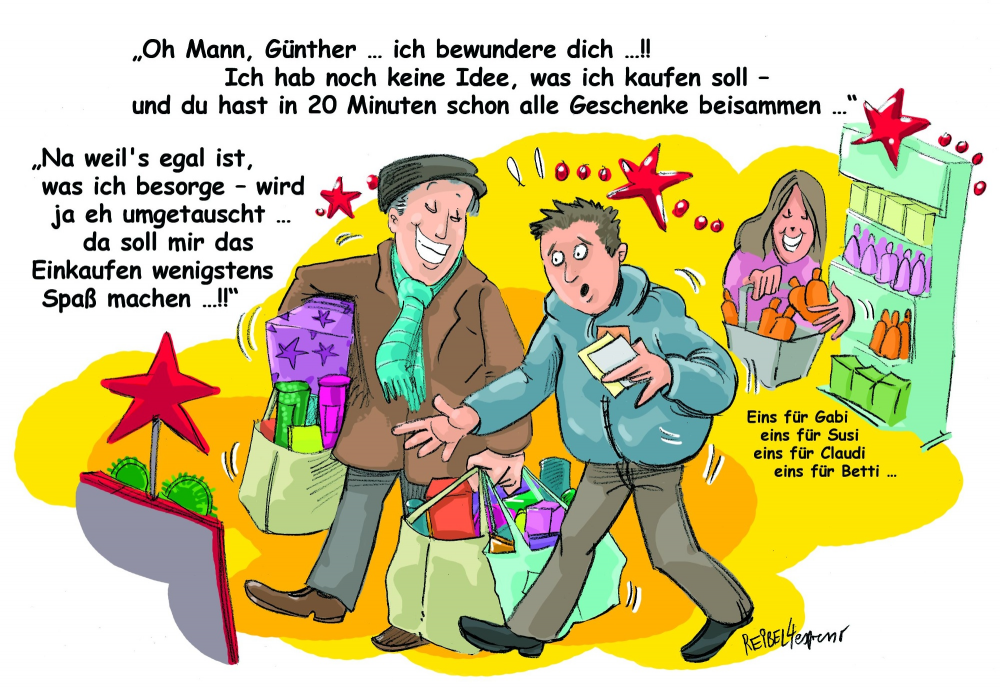 Cartoon: Geschenkefrust 1