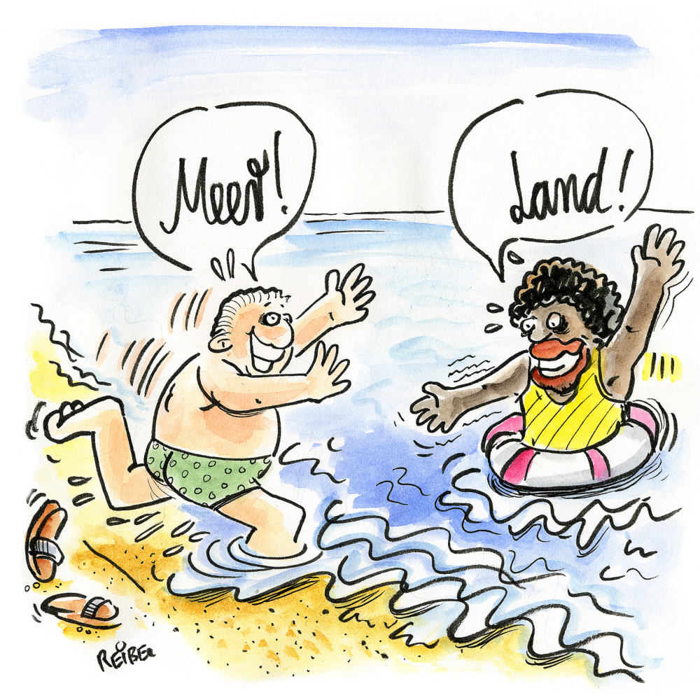 Cartoon: Frage der Perspektive 1