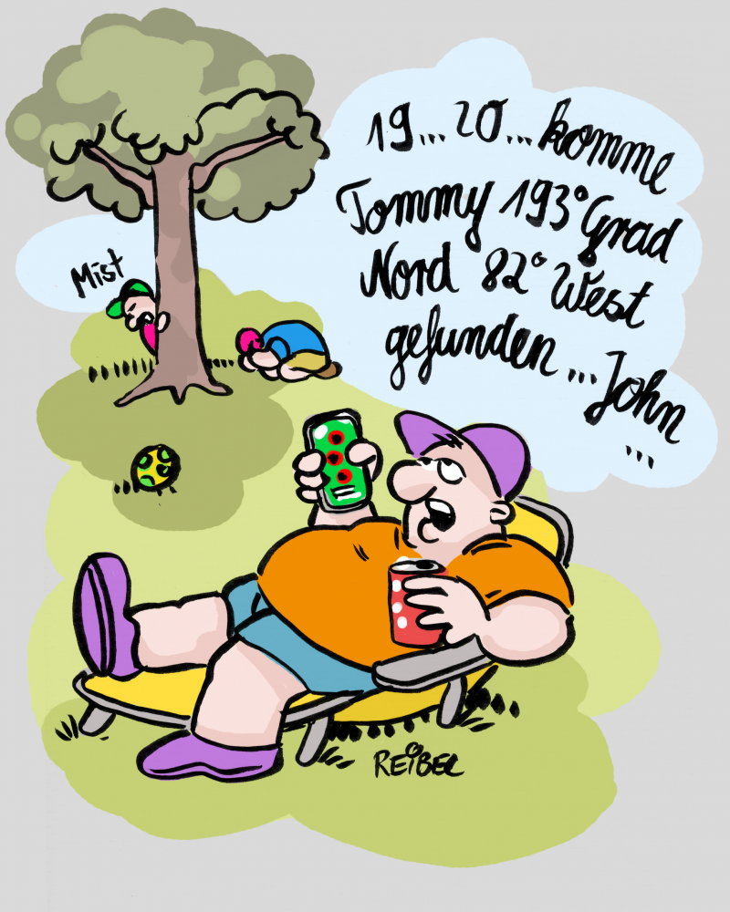 Cartoon: Hauptsache an der frischen Luft 1