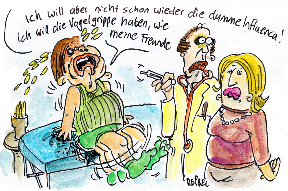 Cartoon: Arztbesuch 1