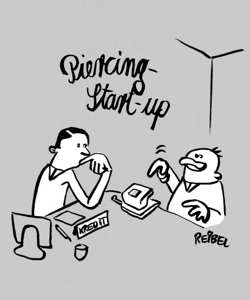 Cartoon: Unternehmensgründer 1