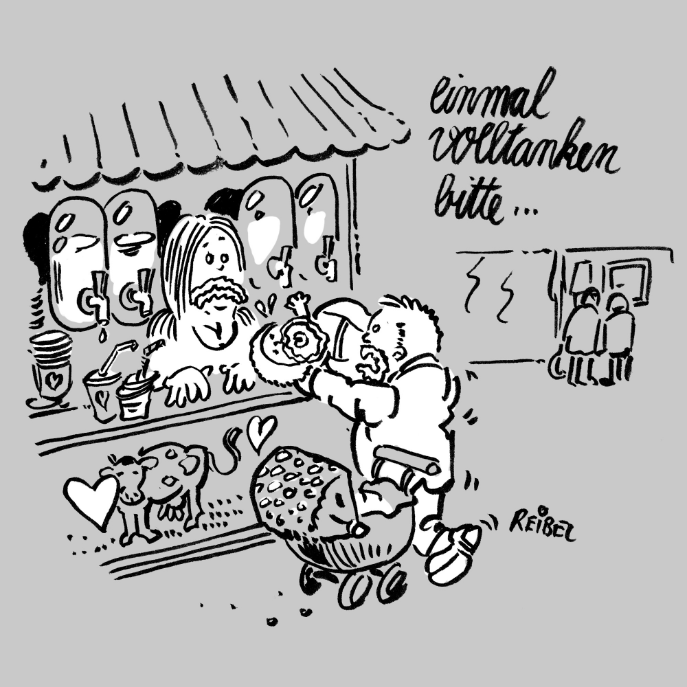 Cartoon: Milchbar 1